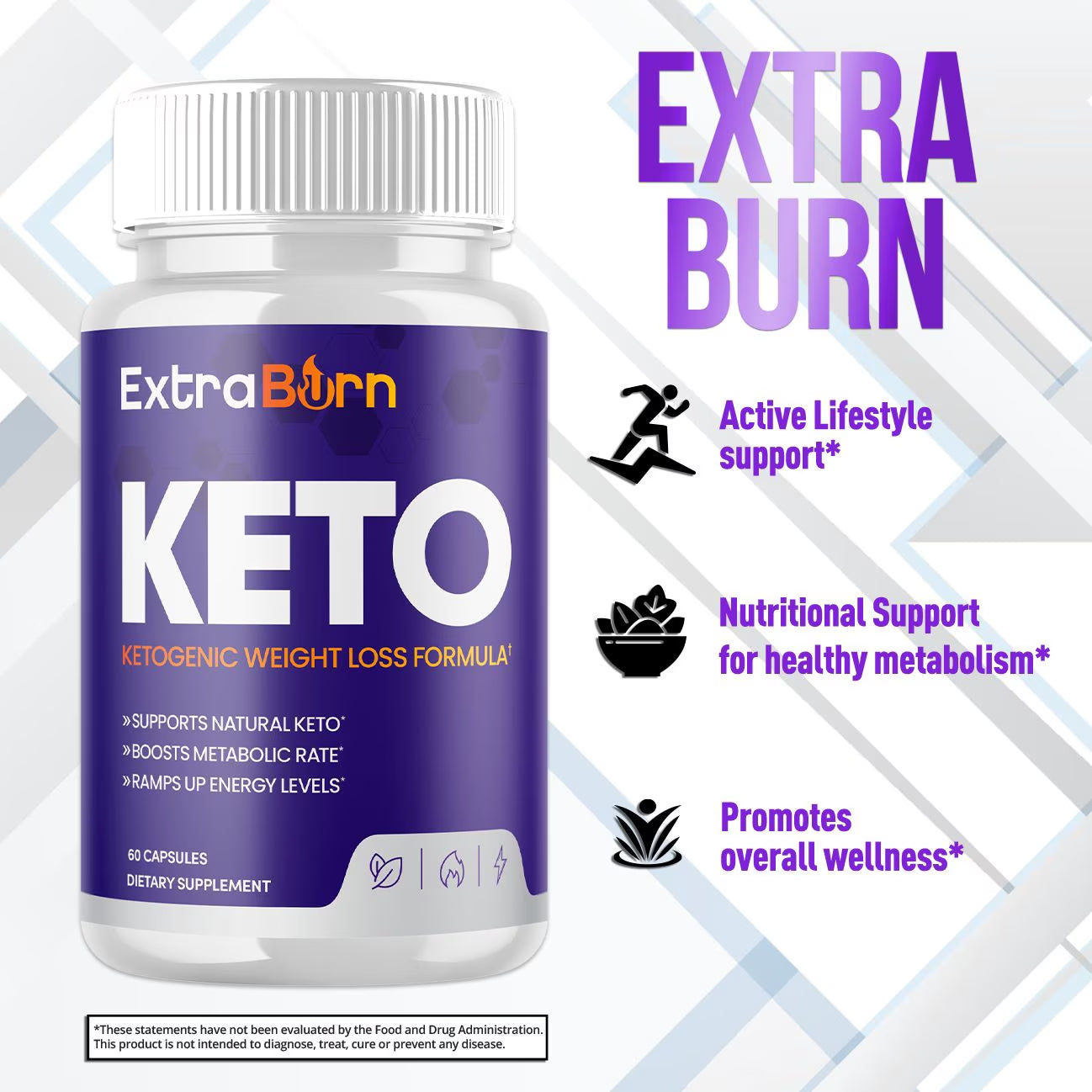 (5 Pack) Extra Burn Keto - Supplement for Weight Loss - Energy & Focus Boosting Dietary Supplements for Weight Management & Metabolism - Advanced Fat Burn Raspberry Ketones Pills - 300 Capsules
