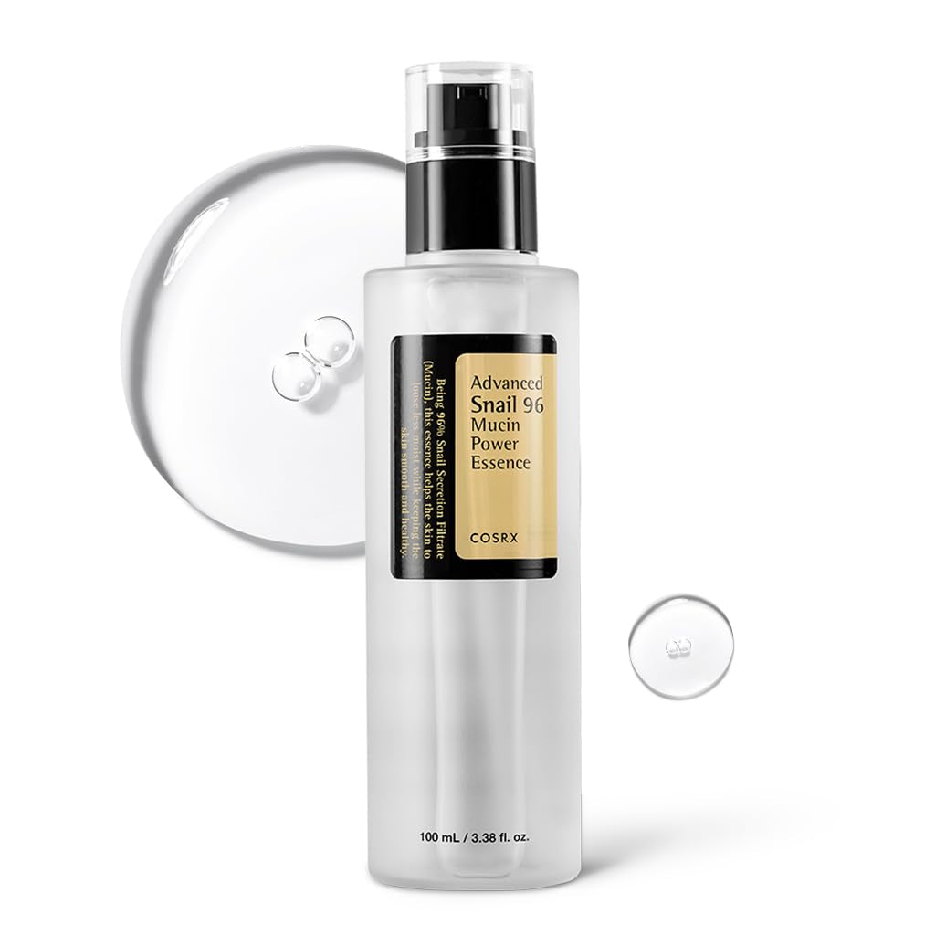 Snail Mucin 96% Repairing and Hydrating Serum for Dull Skin and Fine Lines, 100ml, Korean Skincare
