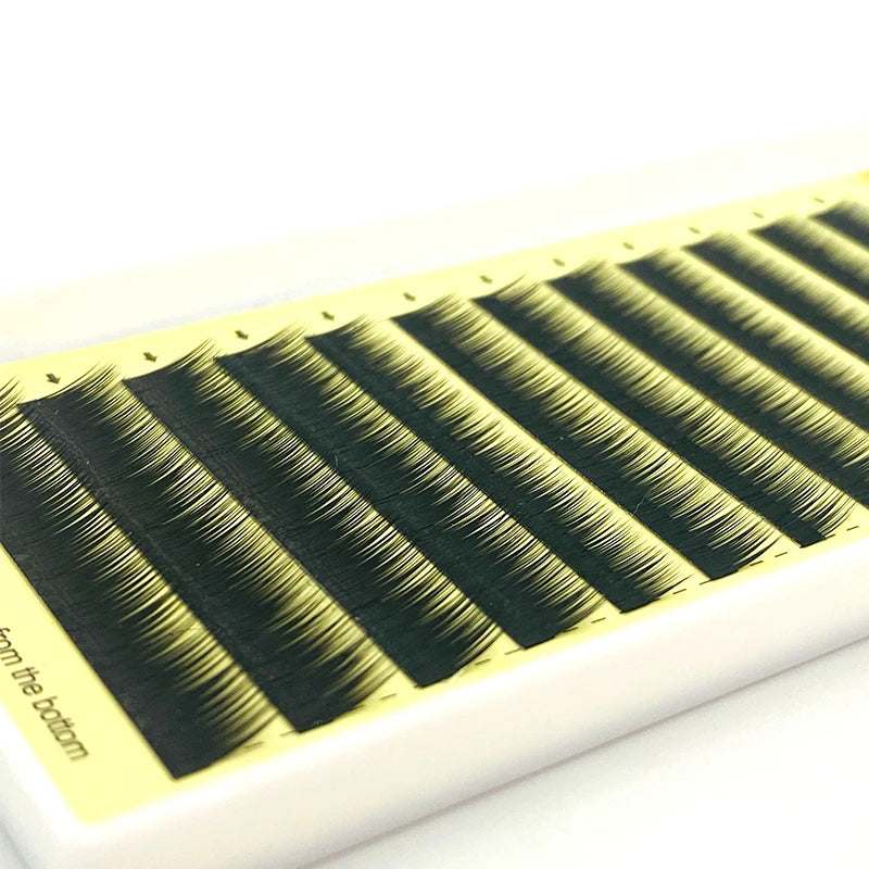 Individual Natural Soft Bottom Eyelash Extensions - J Curl 5-8 Mix Synthetic Mink Lower Lashes for Makeup Application