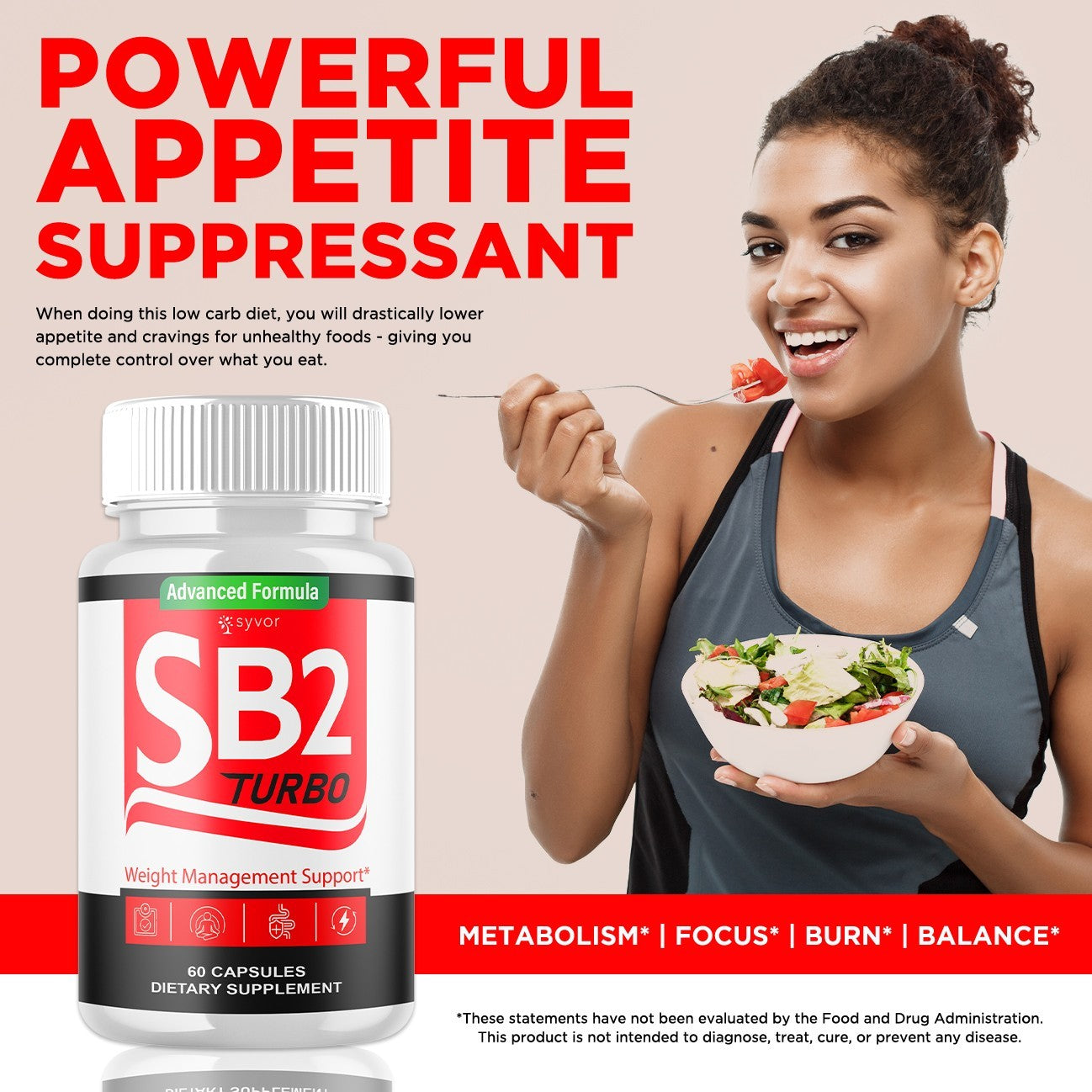 (3 Pack) SB2 Turbo Pills Advanced Energy & Fitness Supplement Sb2Turbo 180 Caps