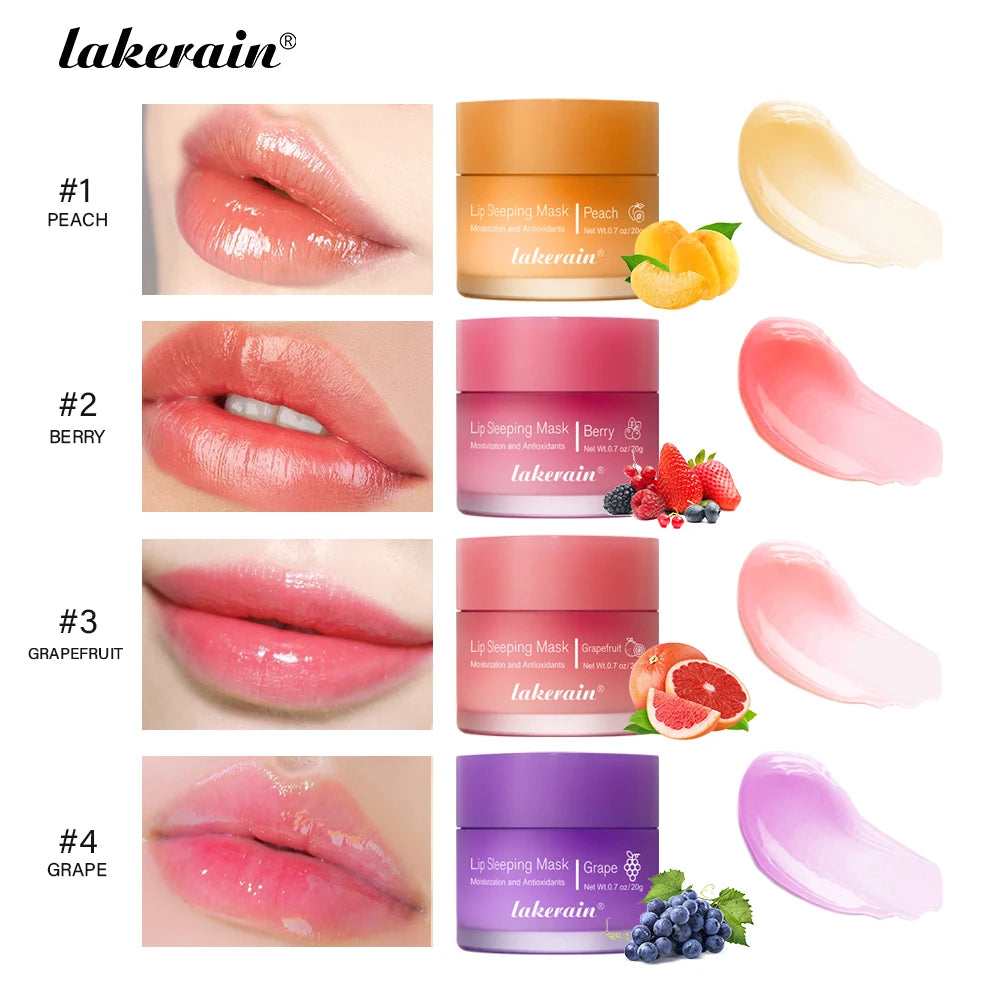 Moisturizing Overnight Lip Mask for Enhanced Lip Care and Line Reduction - 20g