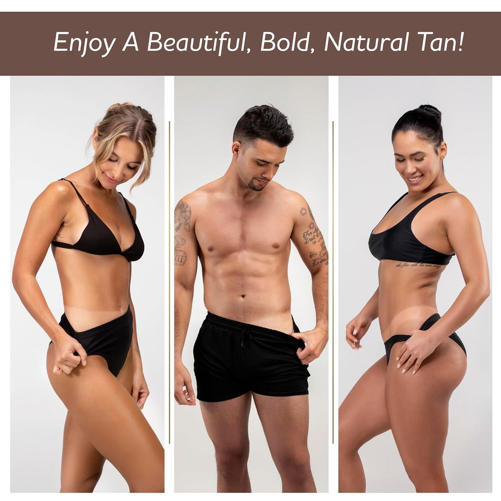 Premium Dark Spray Tan Solution - 34 Fl Oz Professional Formula for Deep, Natural Bronze Finish, Streak-Free, Fast-Drying, and Long-Lasting Results