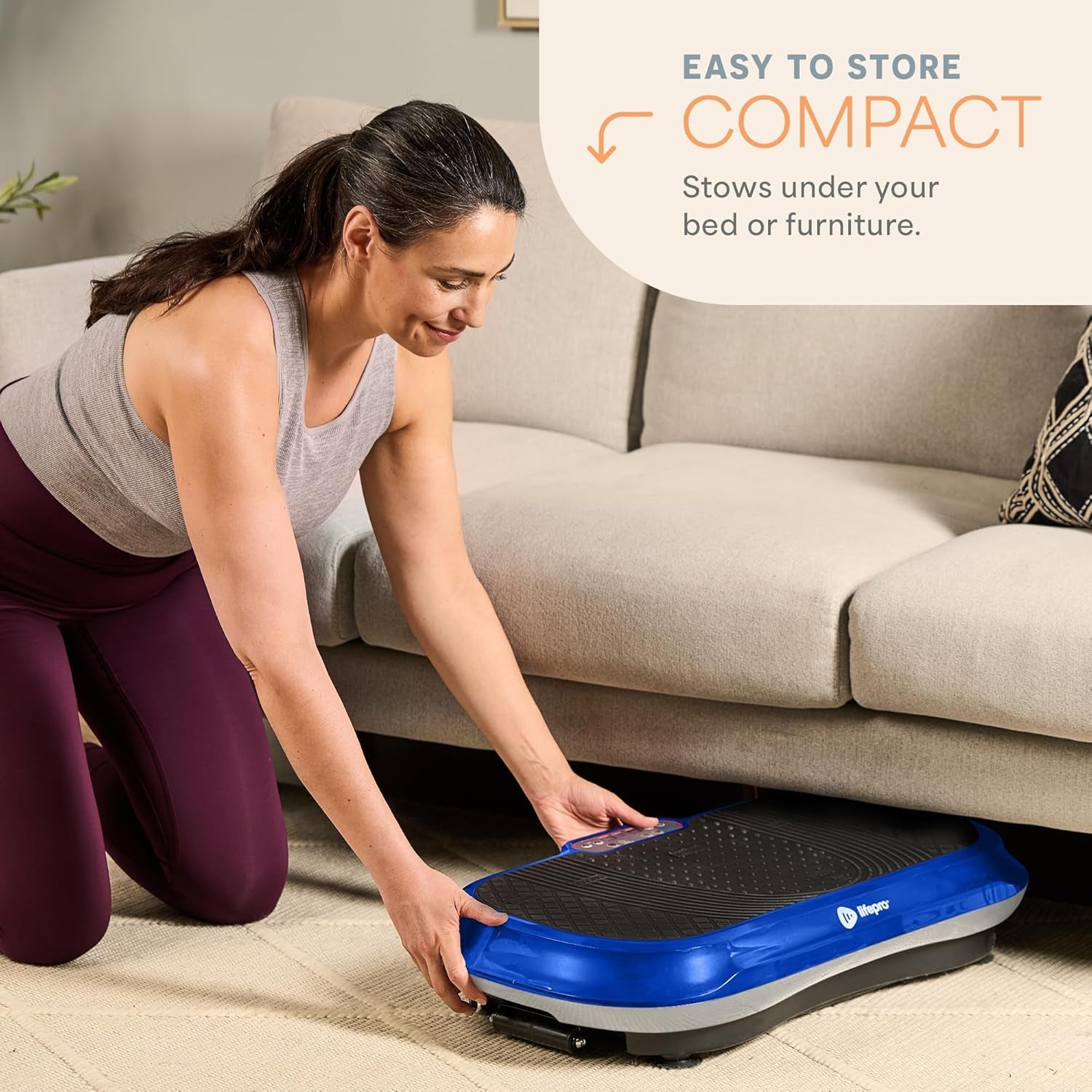 Waver Vibration Plate Exercise Machine for Enhanced Lymphatic Drainage and Comprehensive Full-Body Workouts with Resistance Bands – Professional Fitness Equipment for Strength and Toning