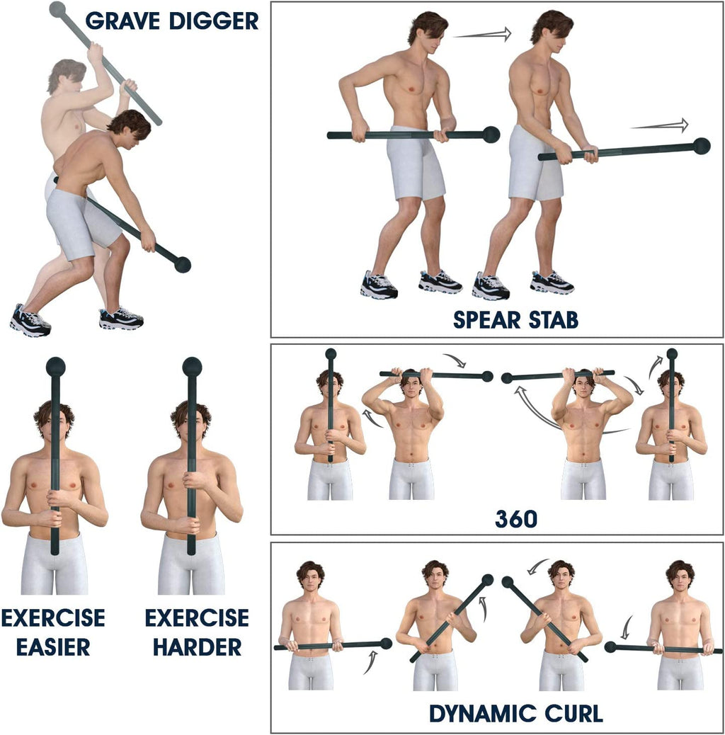 Steel Mace Bell for Enhanced Strength Training - Versatile Full Body Workouts for Muscles, Shoulders, Grips, and Forearms - Available in 5 to 30 LB Options for All Fitness Levels