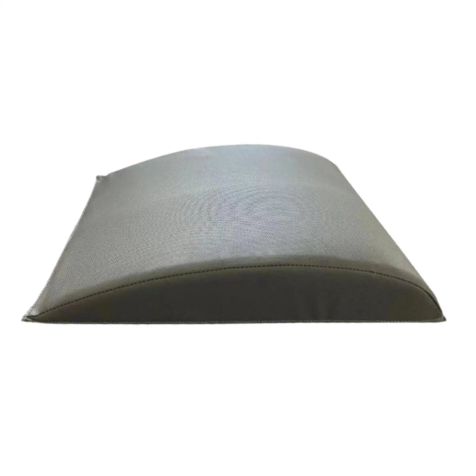 PU Leather Padded Abdominal Exercise Mat with Curved Back Support for Core Training
