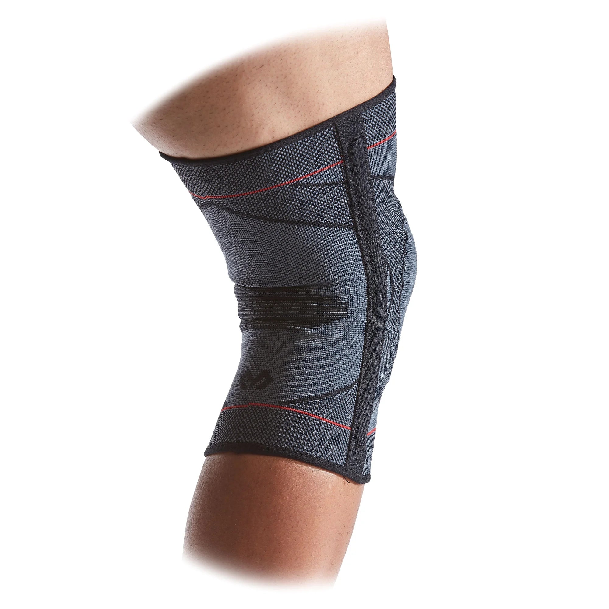 Knee Compression Knit Sleeve W/ Gel Buttress and Stays, S/M