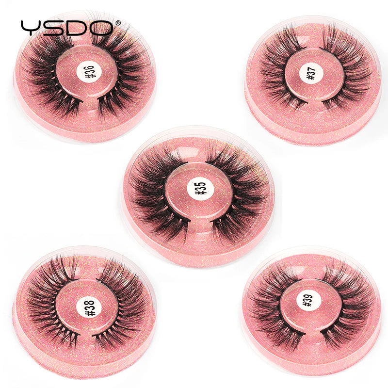 Wholesale 3D Mink Eyelashes Set - Natural Thick False Lashes in Bulk (4/10/20/50/100 PCS)