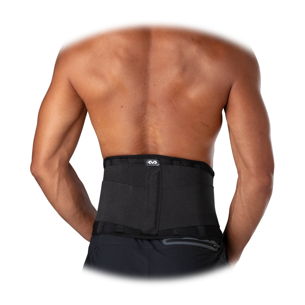 Sport Knit Compression Back Support, Black, Unisex, Adult Small/Medium
