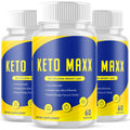 (3 Pack) Keto Maxx - Supplement for Weight Loss - Energy & Focus Boosting Dietary Supplements for Weight Management & Metabolism - Advanced Fat Burn Raspberry Ketones Pills - 180 Capsules