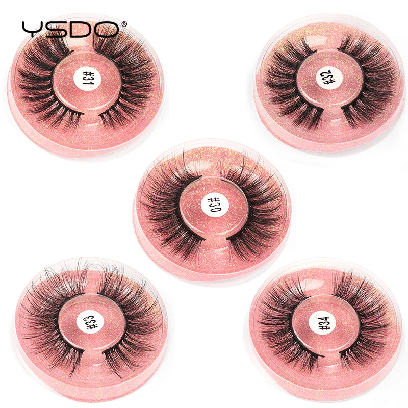 Wholesale 3D Mink Eyelashes Set - Natural Thick False Lashes in Bulk (4/10/20/50/100 PCS)