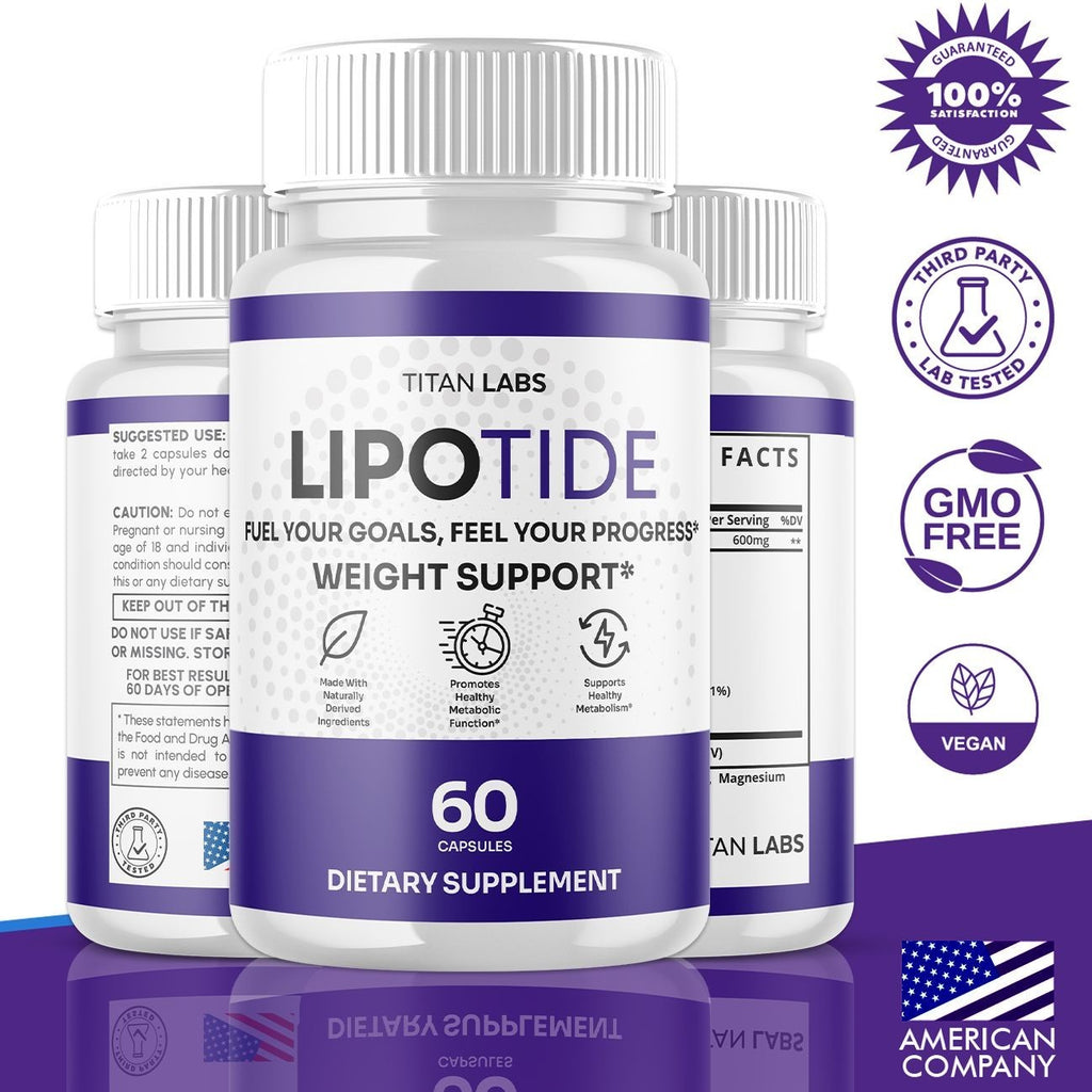 (5 Pack) Lipo Tide Advanced Energy & Fitness Max Supplementlipo