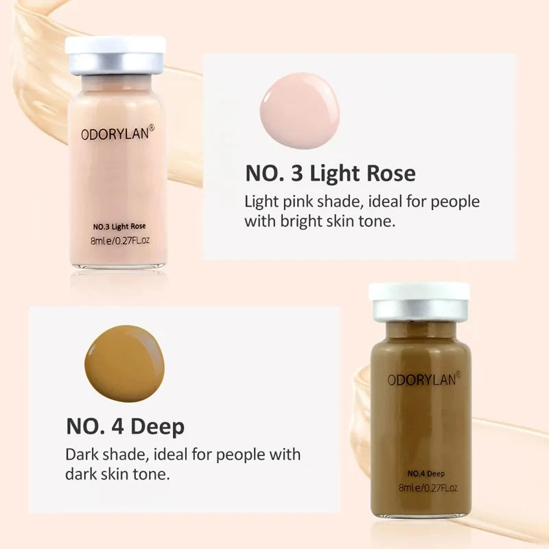 BB Cream Face Serum Ampoule Essence Kit - Moisturizing Sunscreen Foundation for Enhanced Skin Care