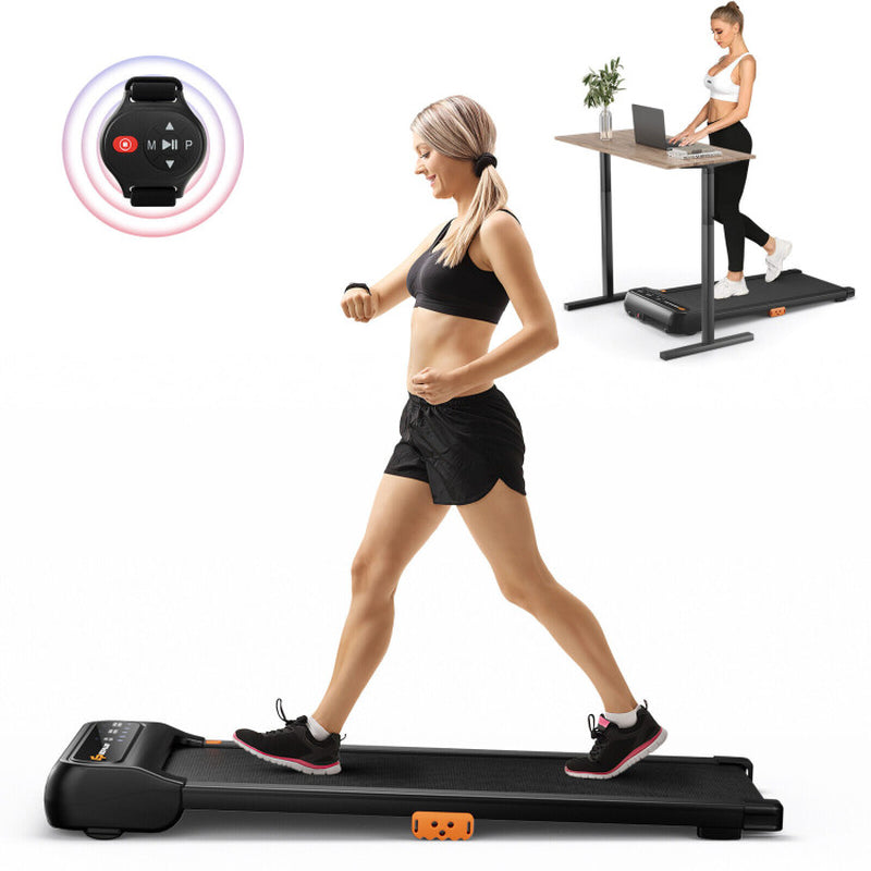 Under-Desk Walking Pad Treadmill for Home and Office with Remote Control Features