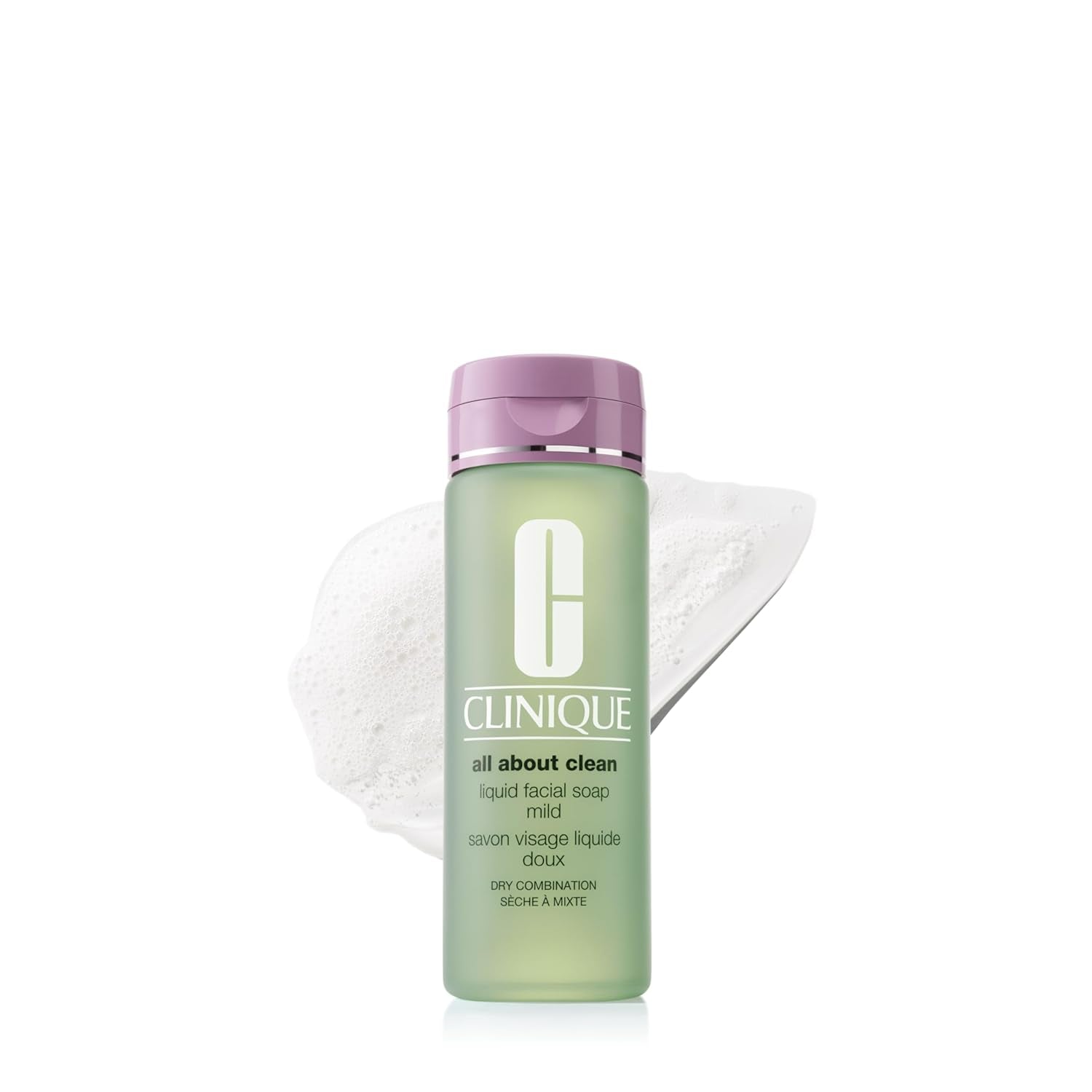 Clean Liquid Facial Soap Mild - Gentle Cleanser for Dry Combination Skin - Type 2 Face Wash - Step 1 in 3-Step Skincare Routine