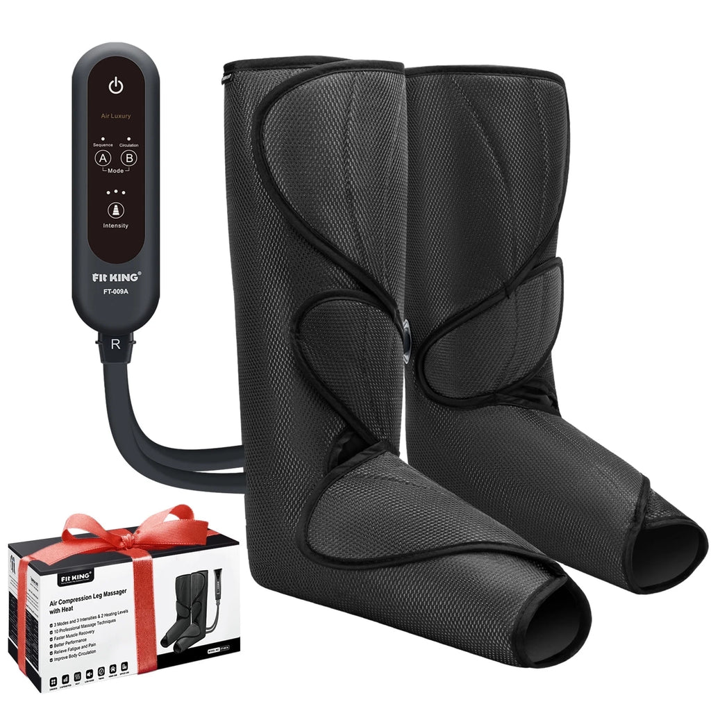 Leg Massager for Circulation, Leg and Foot Compression Massager with 3 Intensities 2 Modes 2 Extensions FSA/HSA Eligible