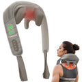 Cordless Shiatsu Neck & Shoulder Massager with Heat for Pain Relief, Deep Tissue Kneading, Gifts