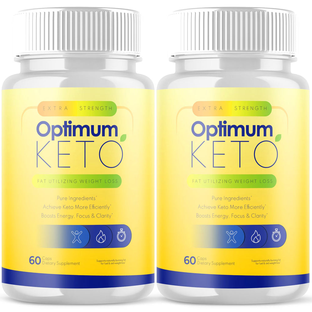 (2 Pack) Optimum Keto - Supplement for Weight Loss - Energy & Focus Boosting Dietary Supplements for Weight Management & Metabolism - Advanced Fat Burn Raspberry Ketones Pills - 120 Capsules